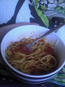 Meatless Spaghetti with Tomato Sauce